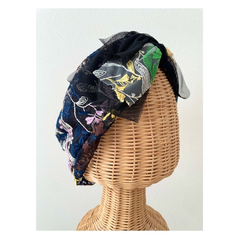 Embroidery Lace Hair band - 髮箍/髮帶 - 聚酯纖維 多色