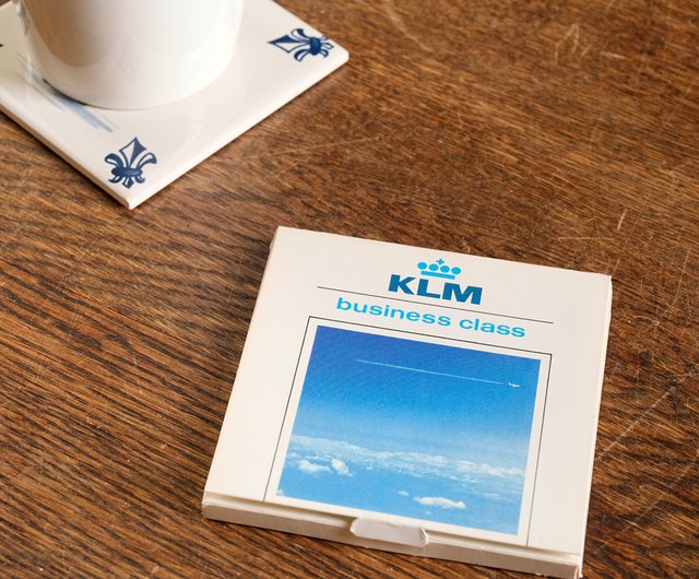 KLM KLM ビジネスクラス「ゲームシリーズ」セラミックコースター9枚限定コレクション - ショップ L&R Antiques and  Curiosa コースター - Pinkoi