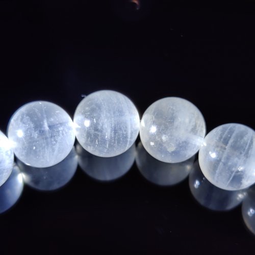 Double W 天然水晶創作館 【訂製品】藍針 天使之翼 巴西 7-12mm 手串 天然水晶