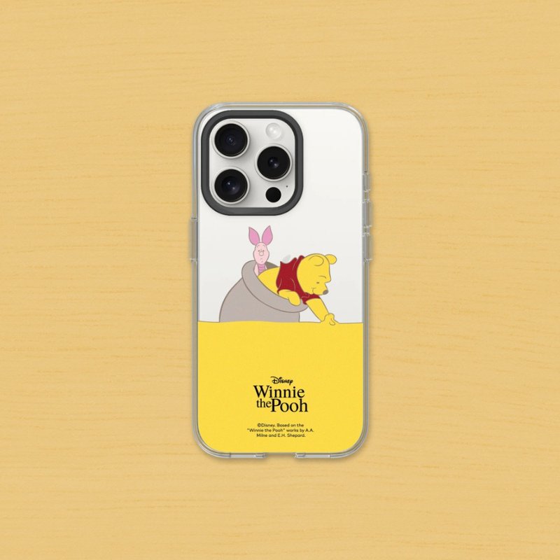 Clear transparent anti-fall phone case∣Winnie the Pooh series/Honey Adventure for iPhone - เคส/ซองมือถือ - พลาสติก สีใส