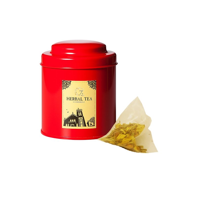 Green grass throat tea small jar - tea bag - ชา - พืช/ดอกไม้ สีแดง