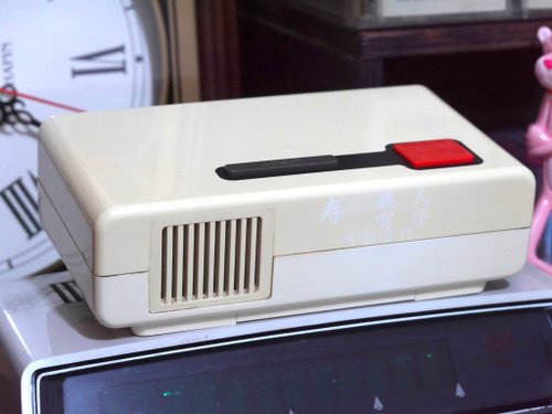 日本 昭和セイコー パタパタ時計 QN407 白 目覚まし時計 置き時計