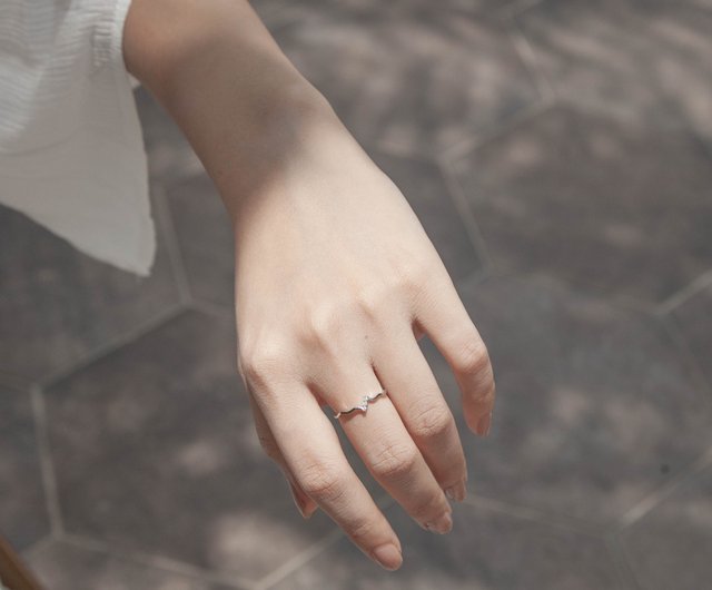 トキメキリング l 925シルバー - ショップ Isha Jewelry リング - Pinkoi