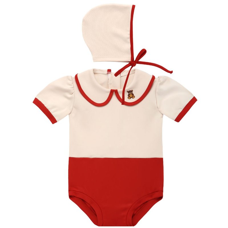 I SEA U Swimsuit Cherry red - 嬰兒/兒童泳衣 - 聚酯纖維 多色