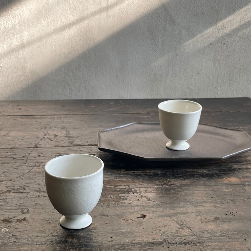 高腳茶、酒杯_透亮 - 茶壺/茶杯/茶具 - 瓷 白色