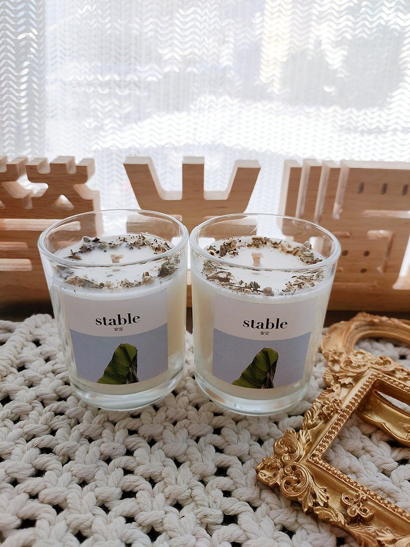 Fluorescent Candles, stable, tranquil, wood tone/environmentally friendly soy candles - Candles & Candle Holders - Wax 