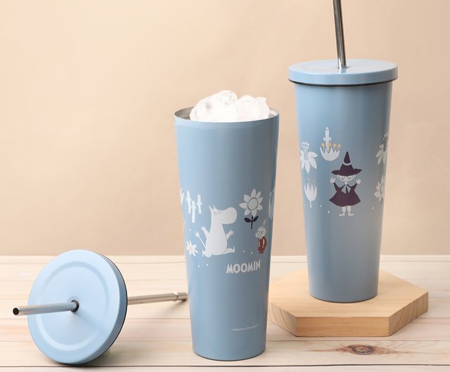 Moomin Glass Straw Cup 20oz Tumbler