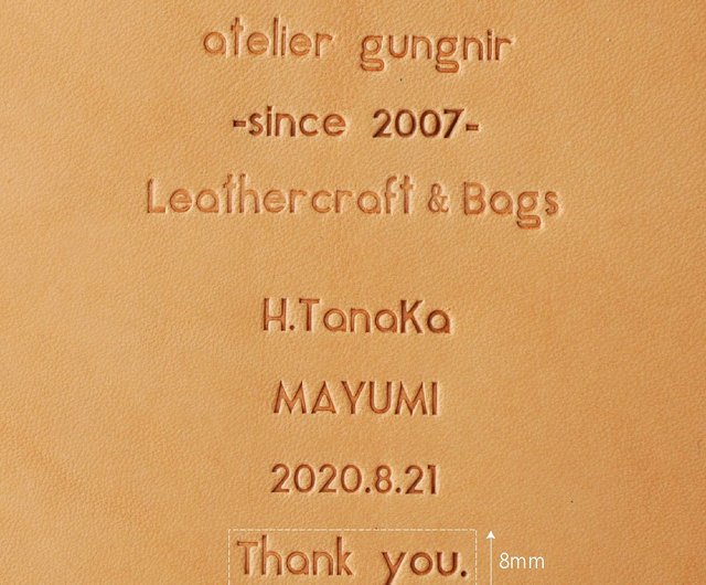 マネークリップの折財布B　No.5　ブッテーロ オーダーメイド 本革 マネークリップ ブッテーロ 名入れ