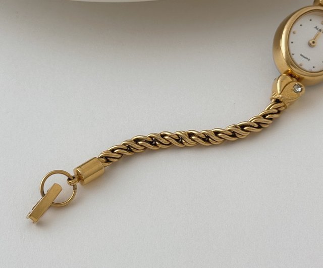 ヴィンテージ セイコー アルバ ゴールドトーン チェーンブレスレット