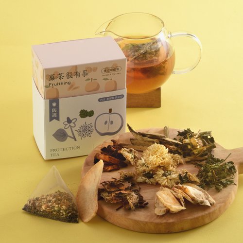 菓茶很有事 提升防護【菓茶很有事】清潤防護茶 5入 / 無咖啡因 / 漢方養生茶