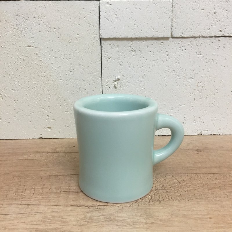 Double chubby cup (Tiffany green) - Mugs - Porcelain Green