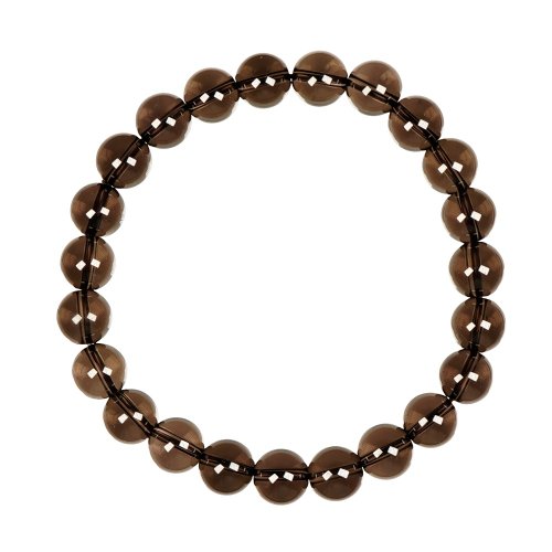 正佳珠寶 Gemsrich Jewelry 【正佳珠寶】茶水晶 頂級超透體煙茶晶 8mm 茶晶手珠