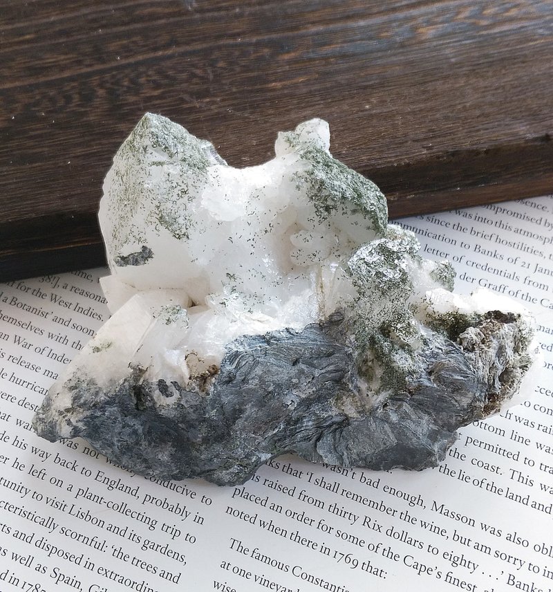 Calcite 湖北產地 方解石 方鉛礦共生  天然礦石 原礦 - 擺飾/家飾品 - 其他材質 