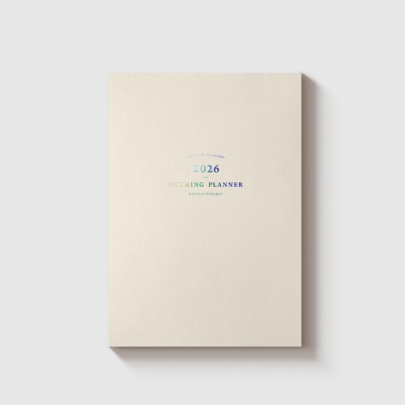 臺灣大學 NOTHING PLANNER 2026 專案計畫 Weekly + Project - 筆記本/手帳 - 紙 多色