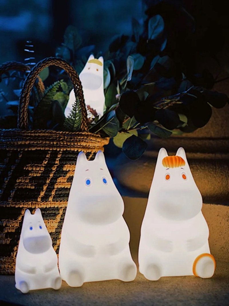 VIPO X Moomin 科妮矽膠 LED 燈 - 22cm - 燈具/燈飾 - 塑膠 白色