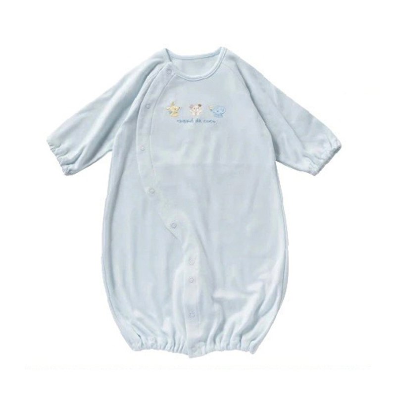 [Japanese OP mini] Baby jumpsuit for all seasons, pink and blue - ชุดทั้งตัว - ผ้าฝ้าย/ผ้าลินิน 