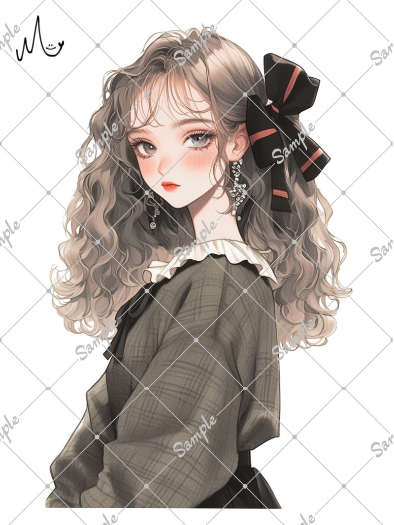 オリジナル人物ステッカー - 貼紙 - 紙 