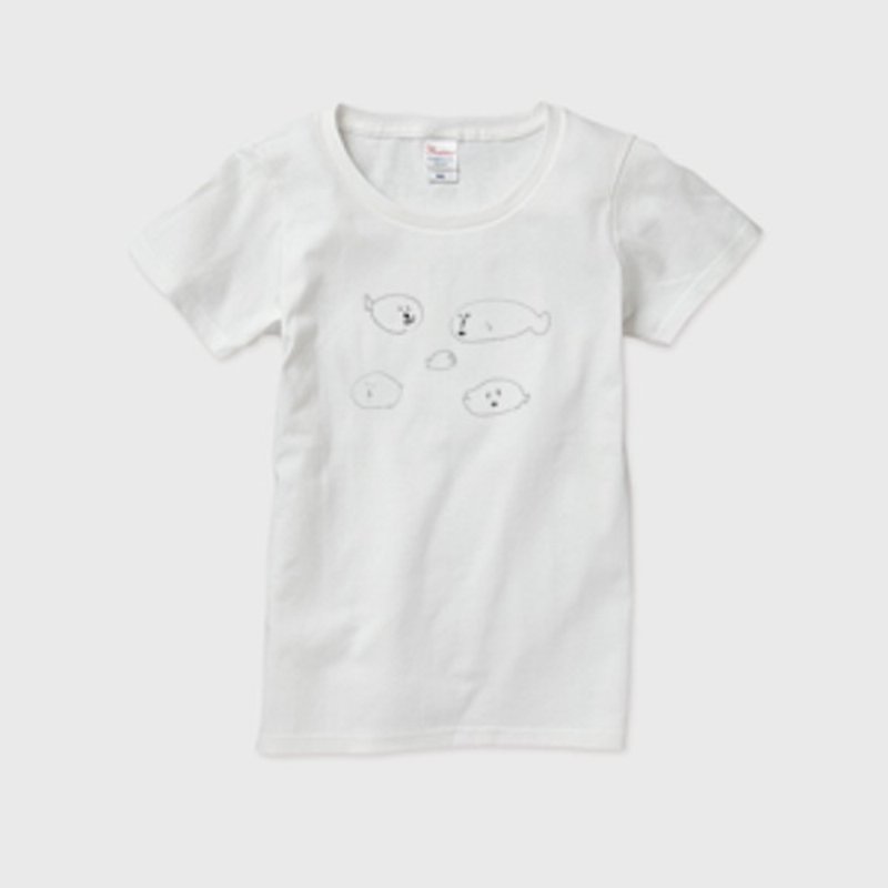 Animal Animal Fish T-shirt - Women's T-Shirts - Cotton & Hemp Gray