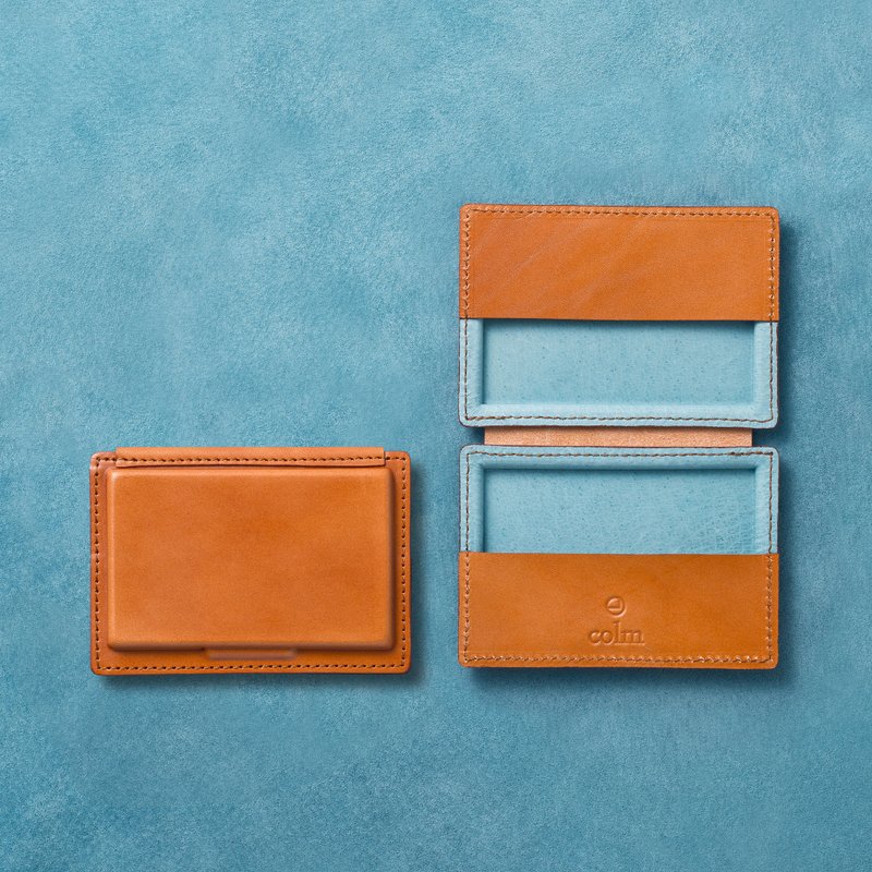 colm Card Case Camel - Card Holders & Cases - Genuine Leather 