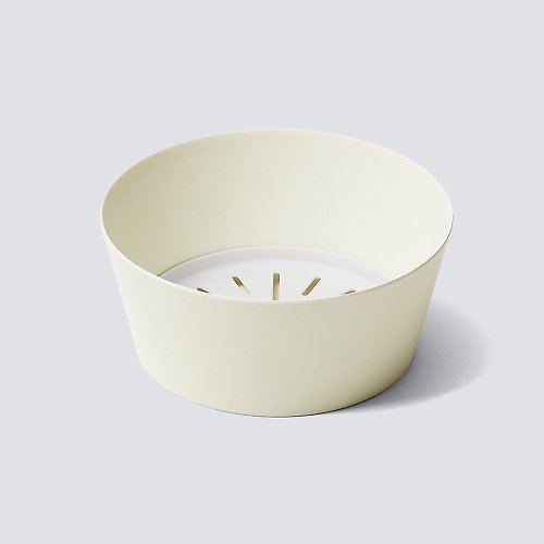 日本ideaco 【限量絕版品】usumono瀝水調理用沙拉盆(附收納袋)-2.7L-3色可選
