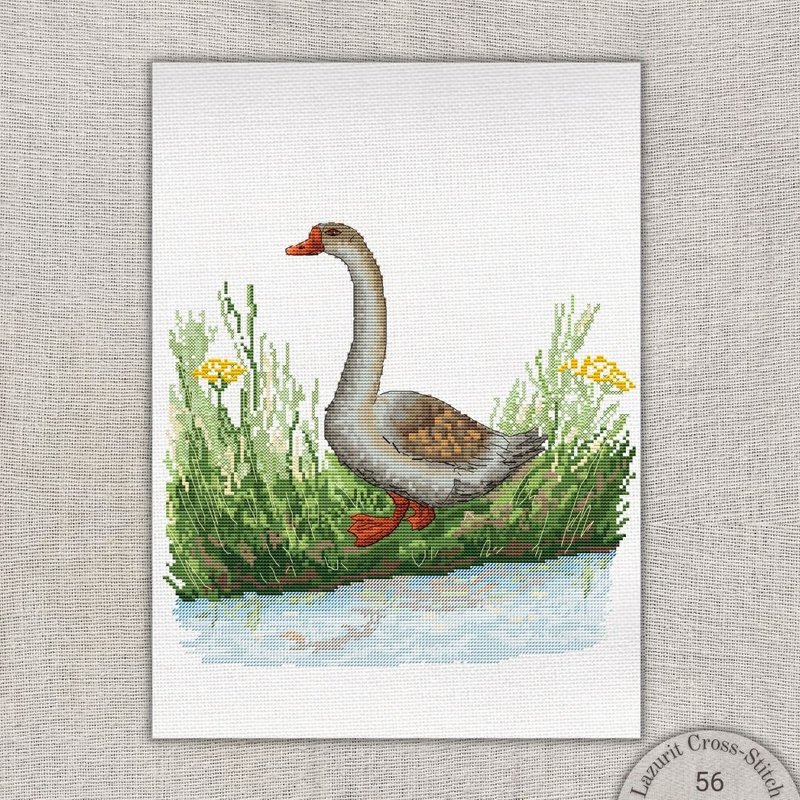 Goose cross stitch pattern - 其他數位商品 - 其他材質 