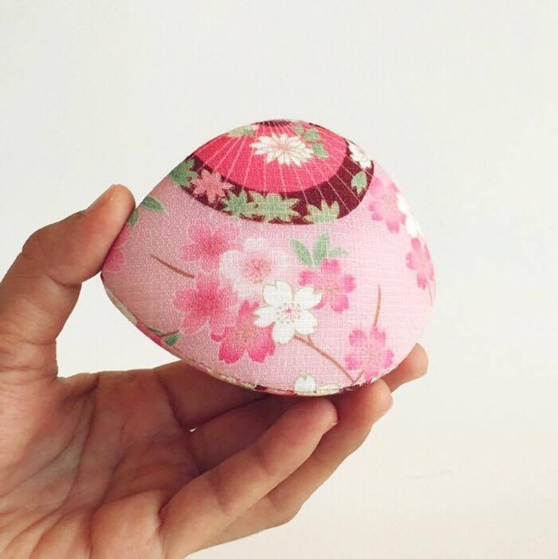 Autumn blooming //Japanese style bag - 零錢包/小錢包 - 棉．麻 粉紅色