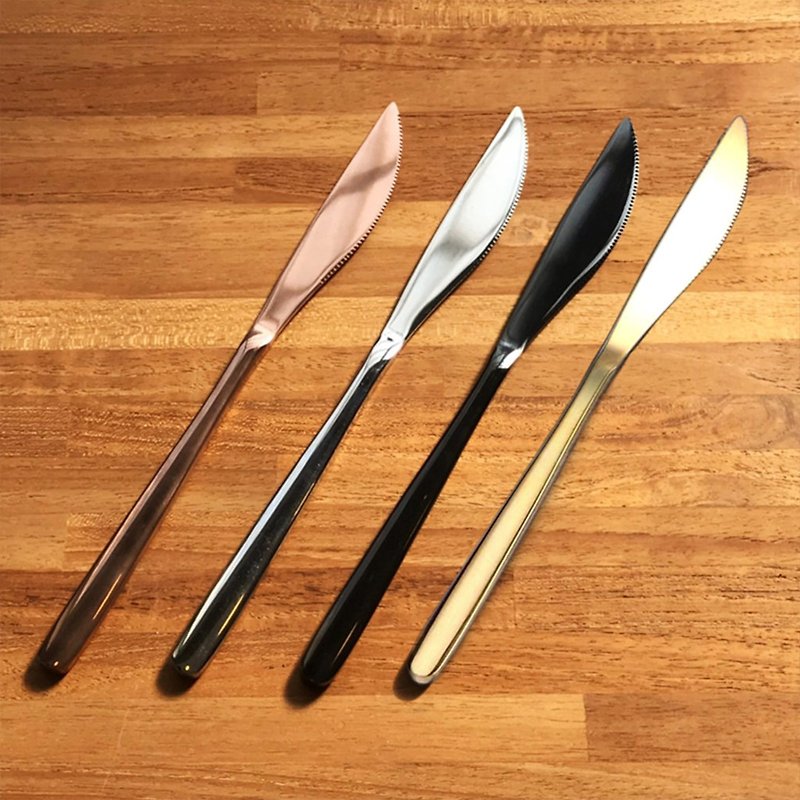 【Customization】Fancy low-key luxury environmental protection western food knife - Cutlery & Flatware - Stainless Steel 