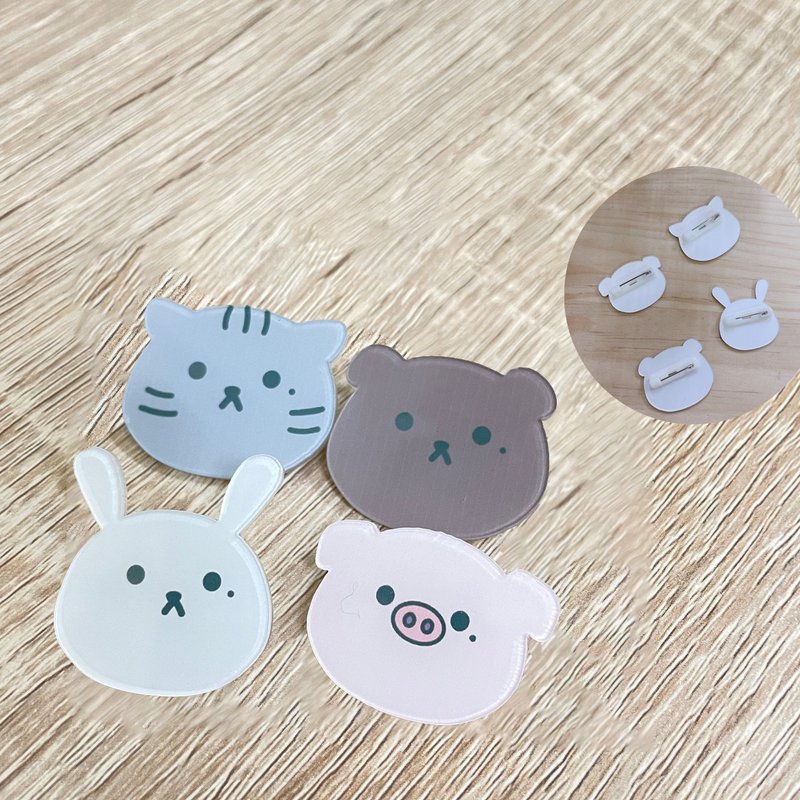 dot.dot. Pin Brooch Acrylic Pin Small Pin Badge - เข็มกลัด - อะคริลิค 