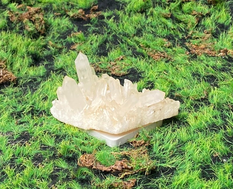 天然原礦能量白水晶簇 白水晶柱 雙生水晶 消磁淨化 辦公室 風水 - 擺飾/家飾品 - 水晶 多色