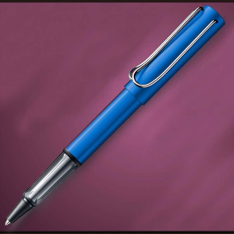 LAMY AL ​​STAR ステラ ボール ペン + ペンケース ギフトボックス - シーブルー - 水性ボールペン - アルミニウム合金 ブルー