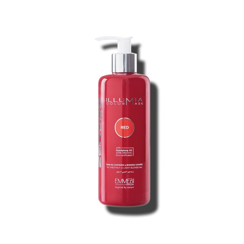 Illumia Color Mask Red 300ml - Hair Nourish Coloring Mask - แชมพู - น้ำมันหอม สีกากี