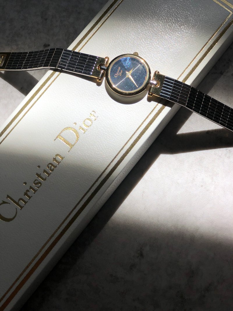 【 日本直送　名牌中古包 】Christian Dior  腕時計 シルバー ゴールド ステンレススチール クォーツ ラウンドフェイス 3025 y5w3g6 - 女錶 - 不鏽鋼 銀色