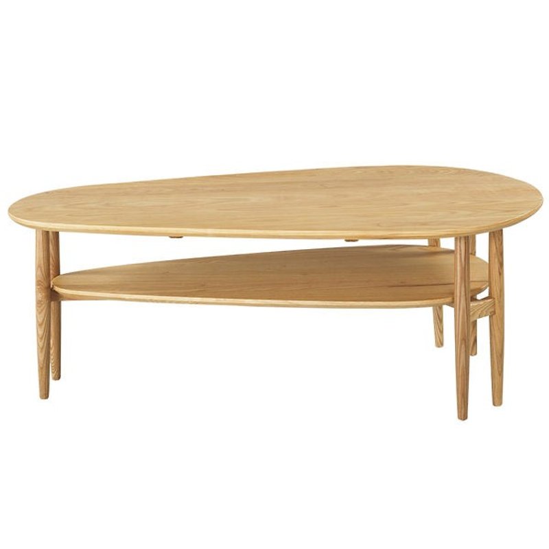 UWOOD水滴型雙層造型桌-梣木色【DENMARK丹麥梣木】WRTB003R - 其他家具 - 紙 