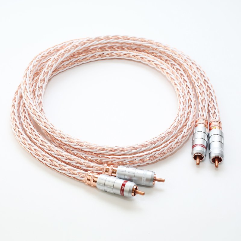 單結晶銅發燒音響訊號線【M147】雙蓮花音箱功放 RCA 音頻線 - 科技小物 - 其他材質 