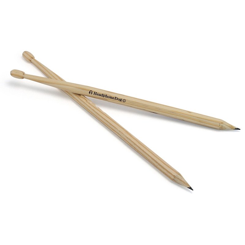 ROCKER必備 搖滾 鼓棒鉛筆 (一組2入)爵士鼓 鼓棍 樂團 文具 鼓手 - 鉛筆/自動鉛筆 - 木頭 