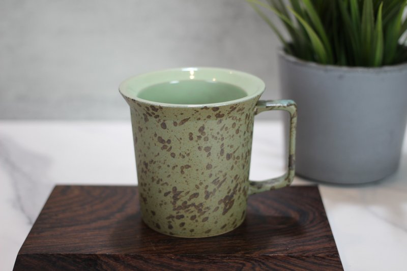 【送禮好物】240ml 雙色 方韻杯 自然釉文創 台灣鶯歌製 - 咖啡杯/馬克杯 - 瓷 