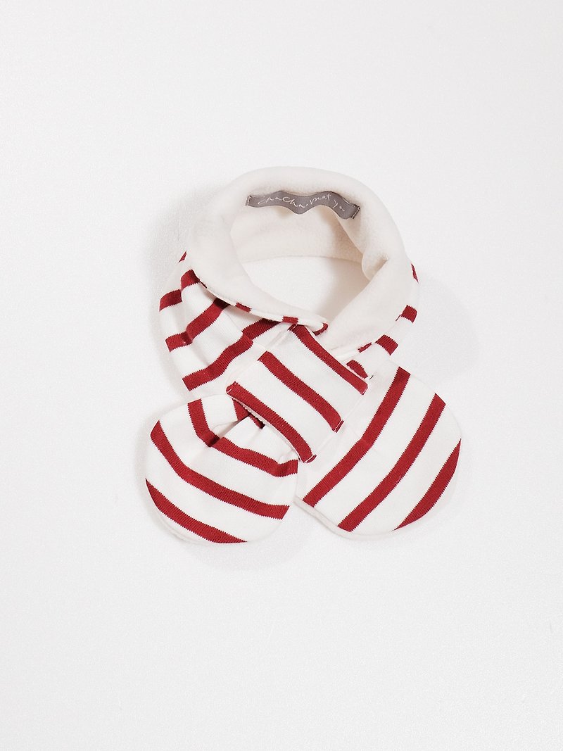 Candy Cane Red and White Scarf - Clothing & Accessories - Cotton & Hemp Red