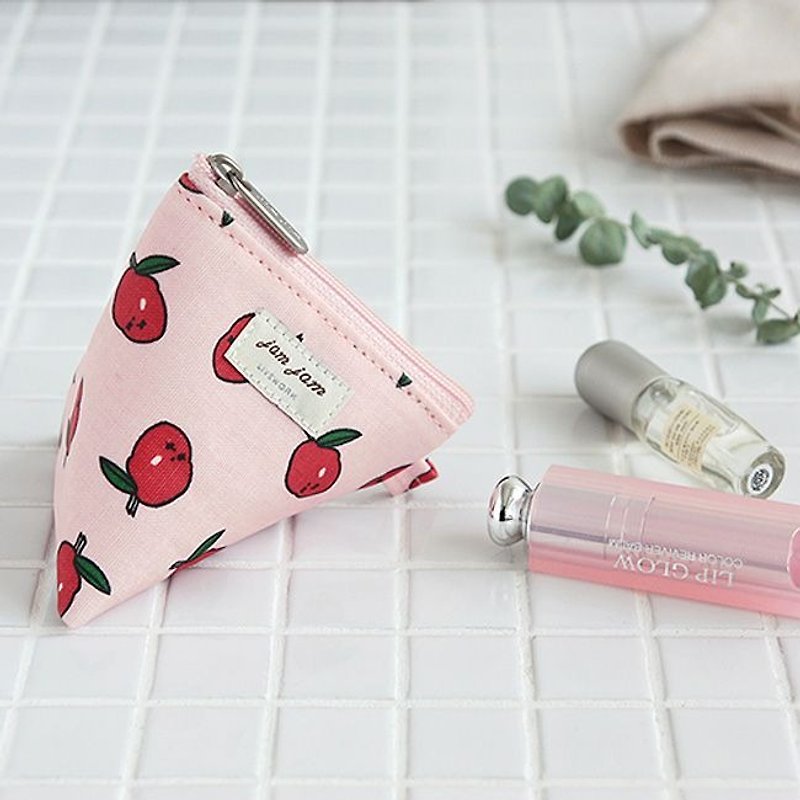 Livework-JAM JAM Waterproof Triangle Wallet - Camellia, LWK31123 - Coin Purses - Other Materials Pink