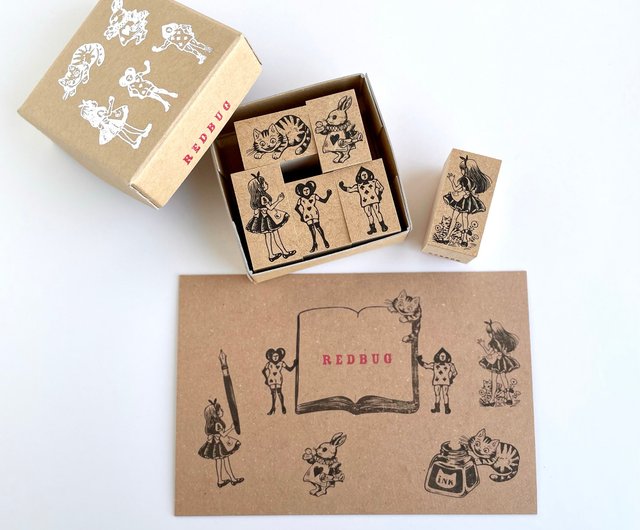 アリスとトランプ兵、仲間達のはんこセット スタンプセット