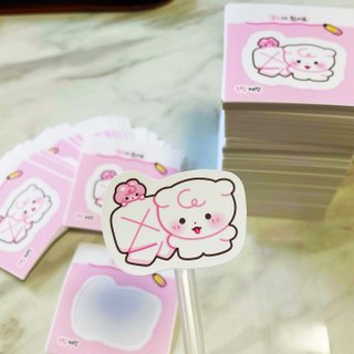282 おすそ分け平袋　バラメモ　ggaggong様　メモ　56枚　ステッカー ggaggong【ブランド直営】Pinkoiアジア最大級の通販サイト