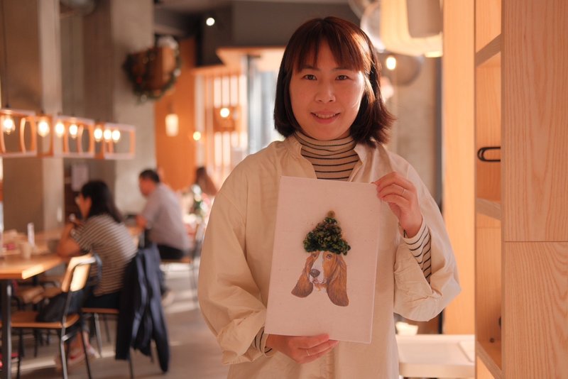 【Taipei】Pet-like painting, knitting and painting Christmas course can be customized - เย็บปักถักร้อย/ใยขนแกะ/ผ้า - ผ้าฝ้าย/ผ้าลินิน 