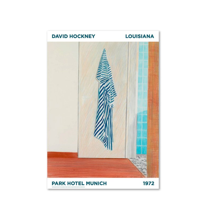 【原版海報】David Hockney/ PARK HOTEL MUNICH - 海報/掛畫/掛布 - 紙 