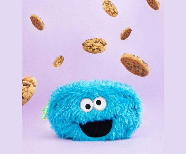 セサミストリート】クッキーモンスター ぬいぐるみ 多機能収納バッグ