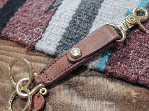HEYOU Art&Craft Department Key Chain 皮革鑰匙圈- 褐色