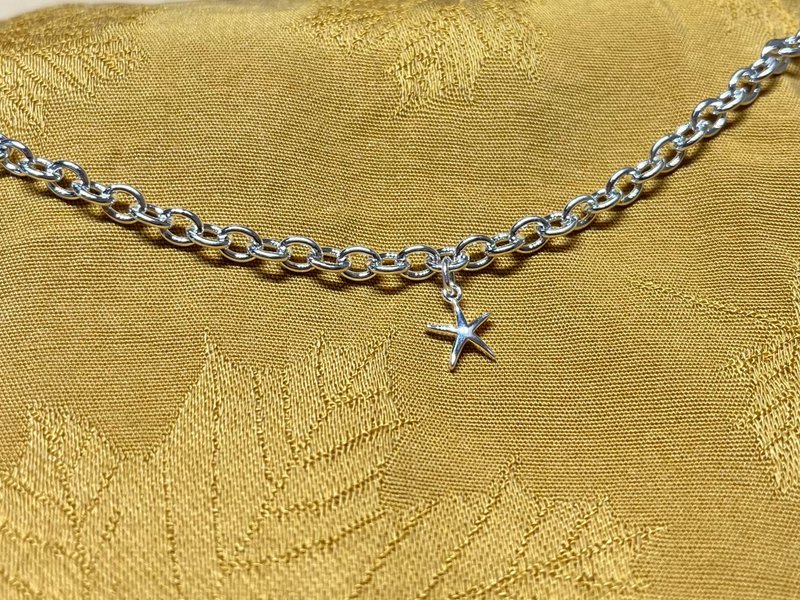 I Starfish I 925 sterling silver bracelet - สร้อยข้อมือ - เงินแท้ สีเงิน