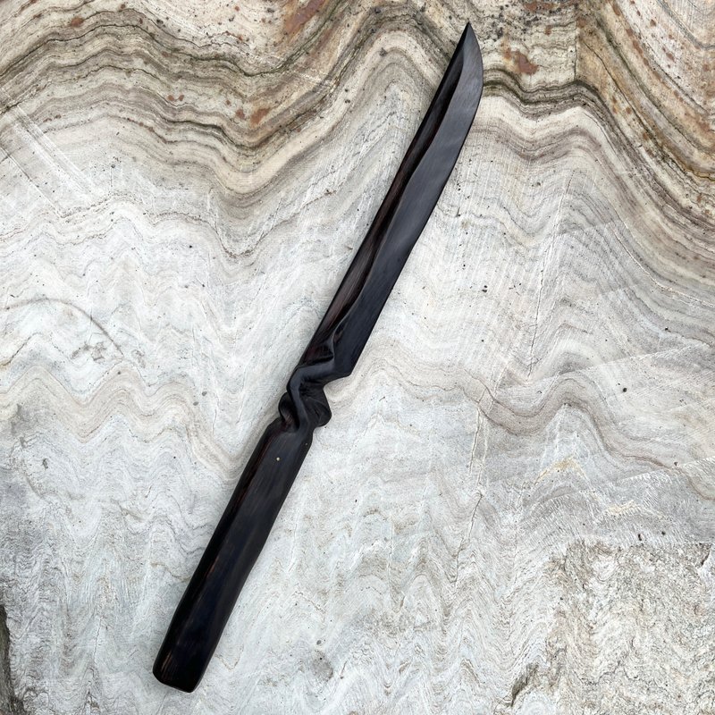 我販劍　妖刀　失咎　藝術木刀　手工木劍　匕首　魔劍紙鎮 - 擺飾/家飾品 - 木頭 黑色