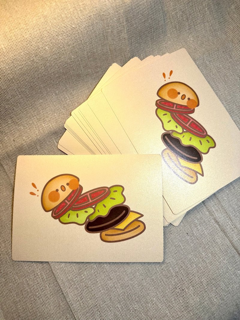 Surprise burger postcard - Cards & Postcards - Paper Yellow