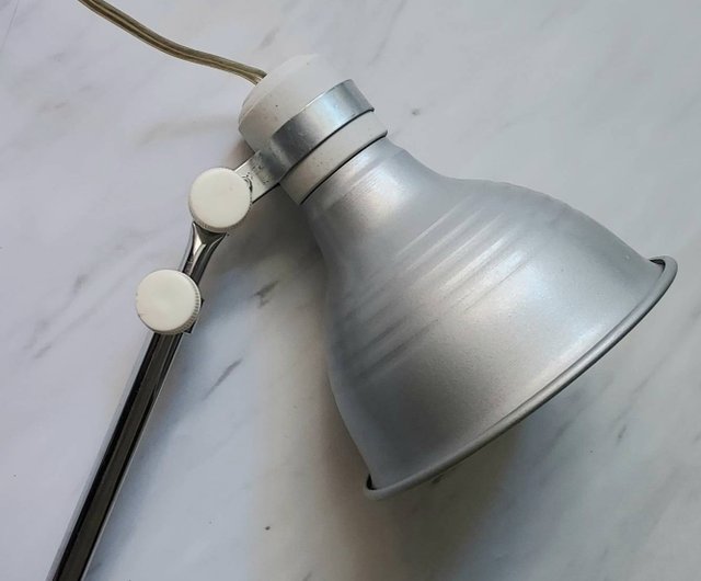 70年代頃のメタルテーブルランプ，ブルーメタルデスクランプ 70年代頃のメタルテーブルランプ，ブルーメタルデスクランプ