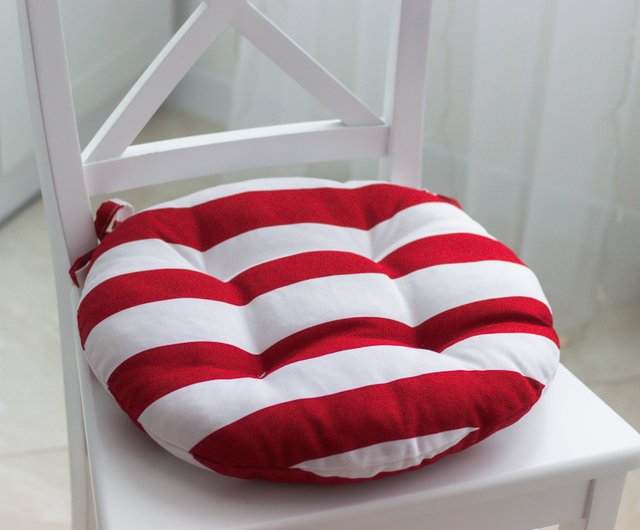 Red discount garden cushions