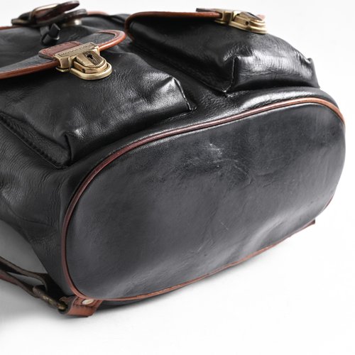 マルコポーロ アンティークリュック/アンティークバッグ、レザー